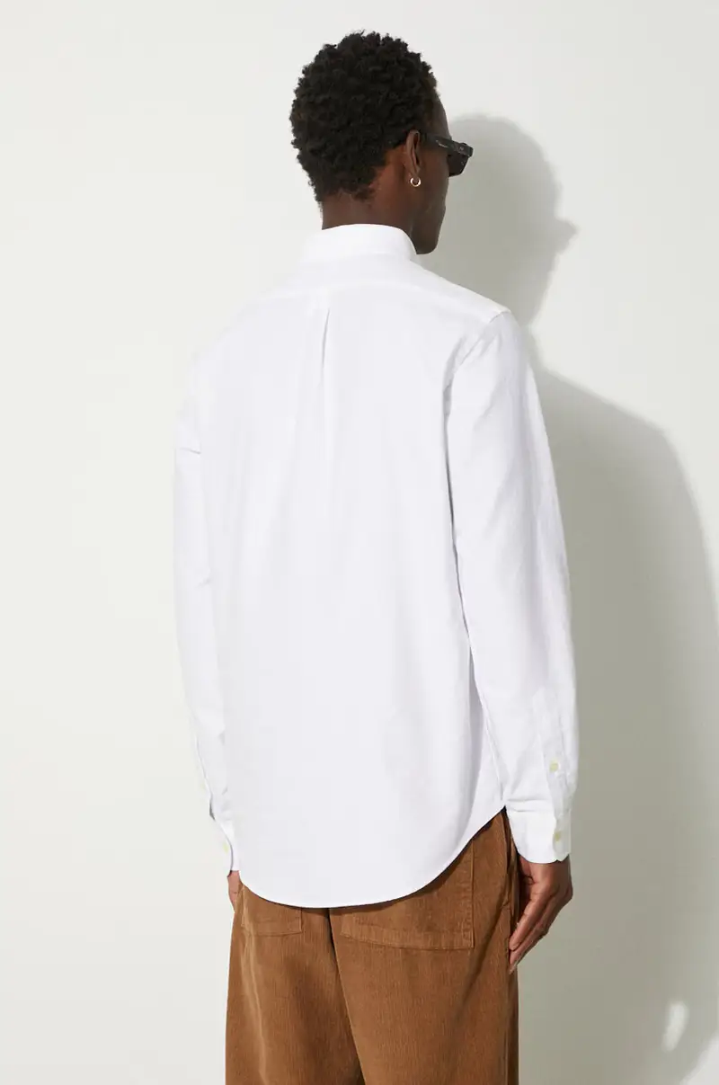 camicia in cotone uomo colore bianco 710792041 miniatura 2