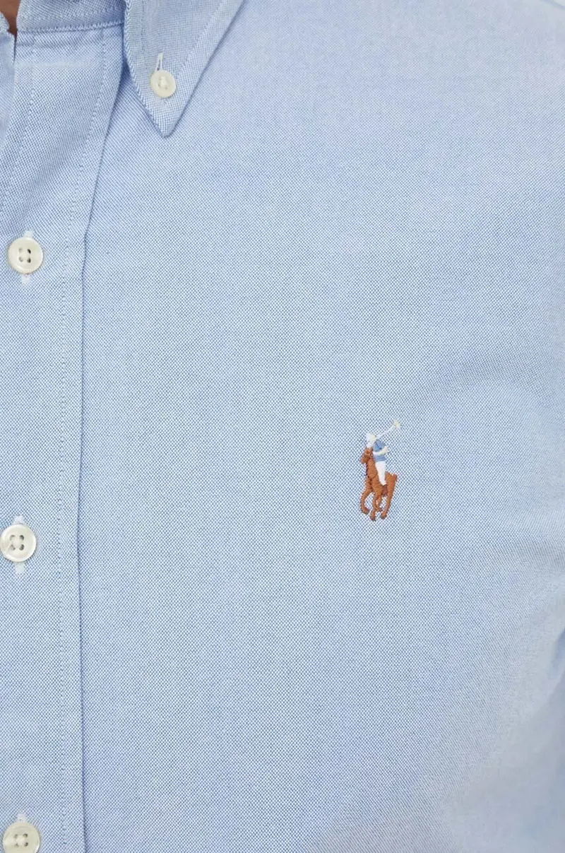 camicia in cotone uomo colore blu 710792041 miniatura 5