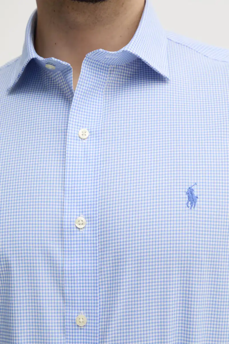 camicia in cotone uomo colore blu 712969006 miniatura 2