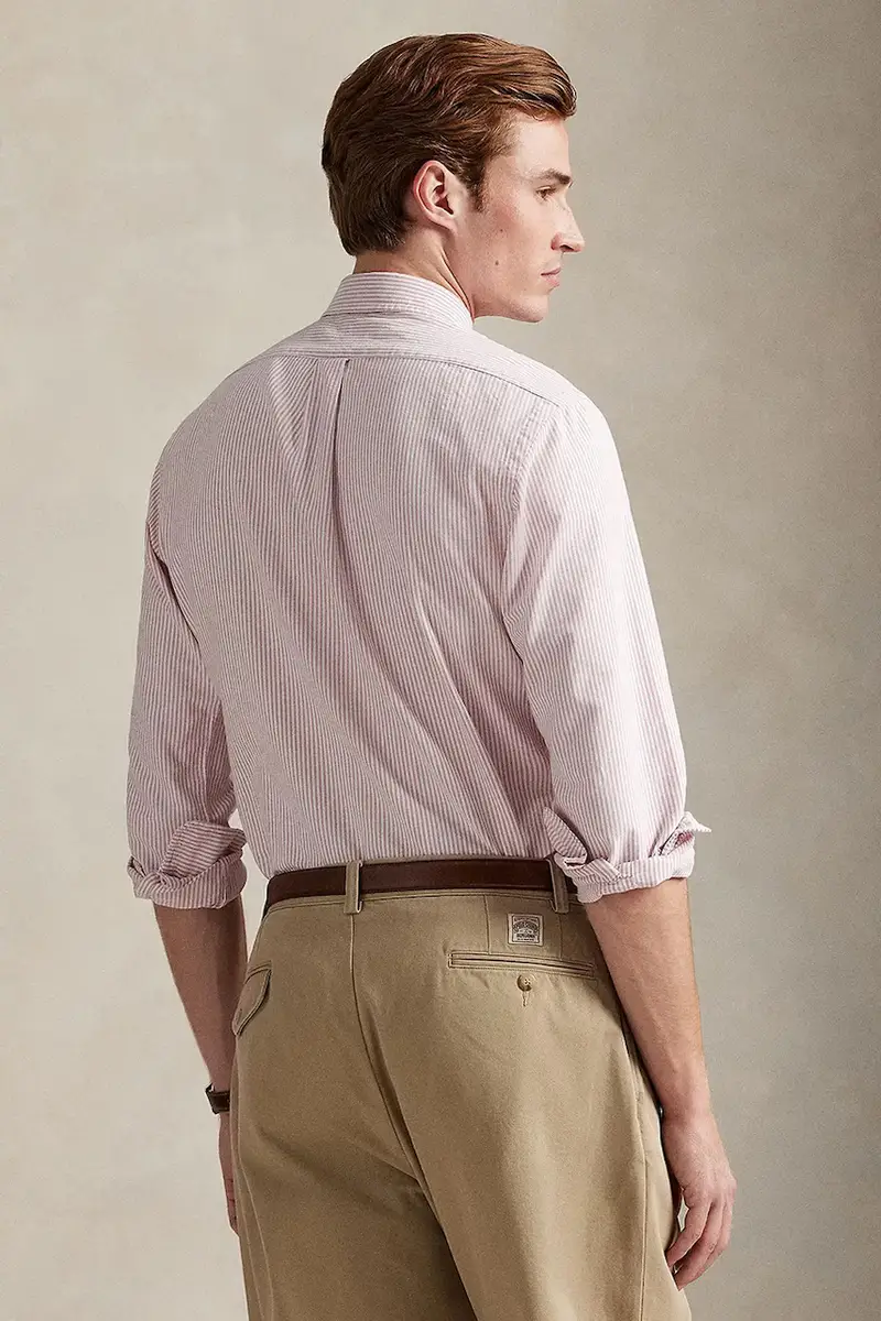 camicia in cotone uomo colore rosa 710953704 miniatura 2