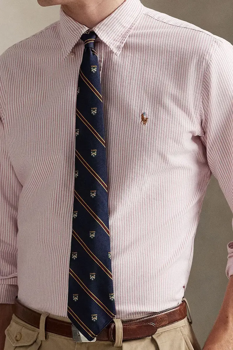 camicia in cotone uomo colore rosa 710953704 miniatura 4