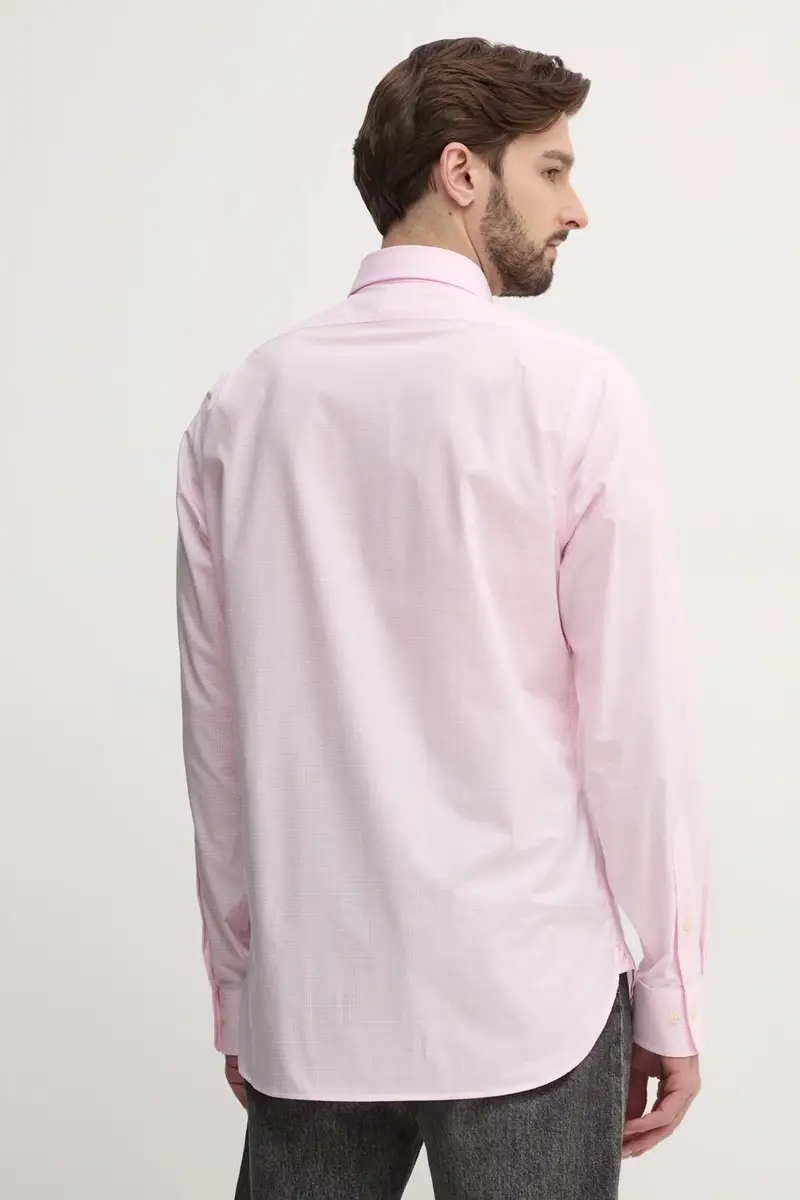 camicia in cotone uomo colore rosa 712969006 miniatura 4