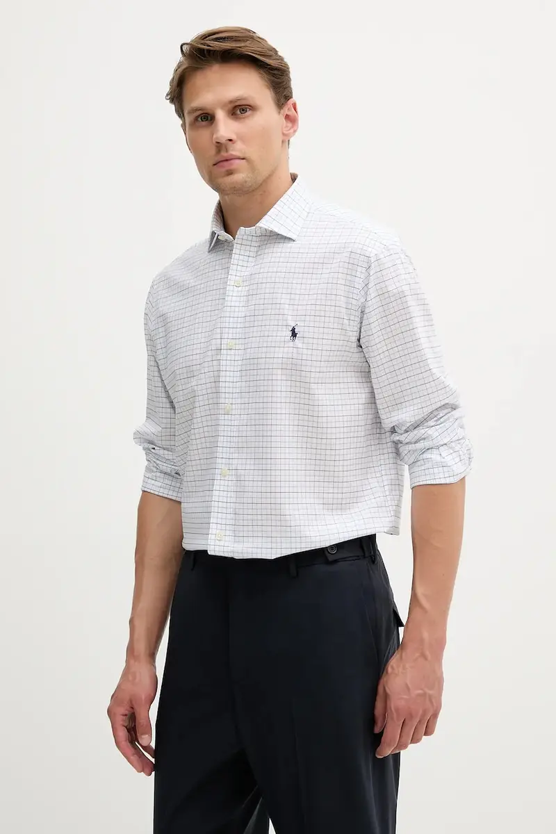 camicia in cotone uomo colore rosa 712969006 Bianco