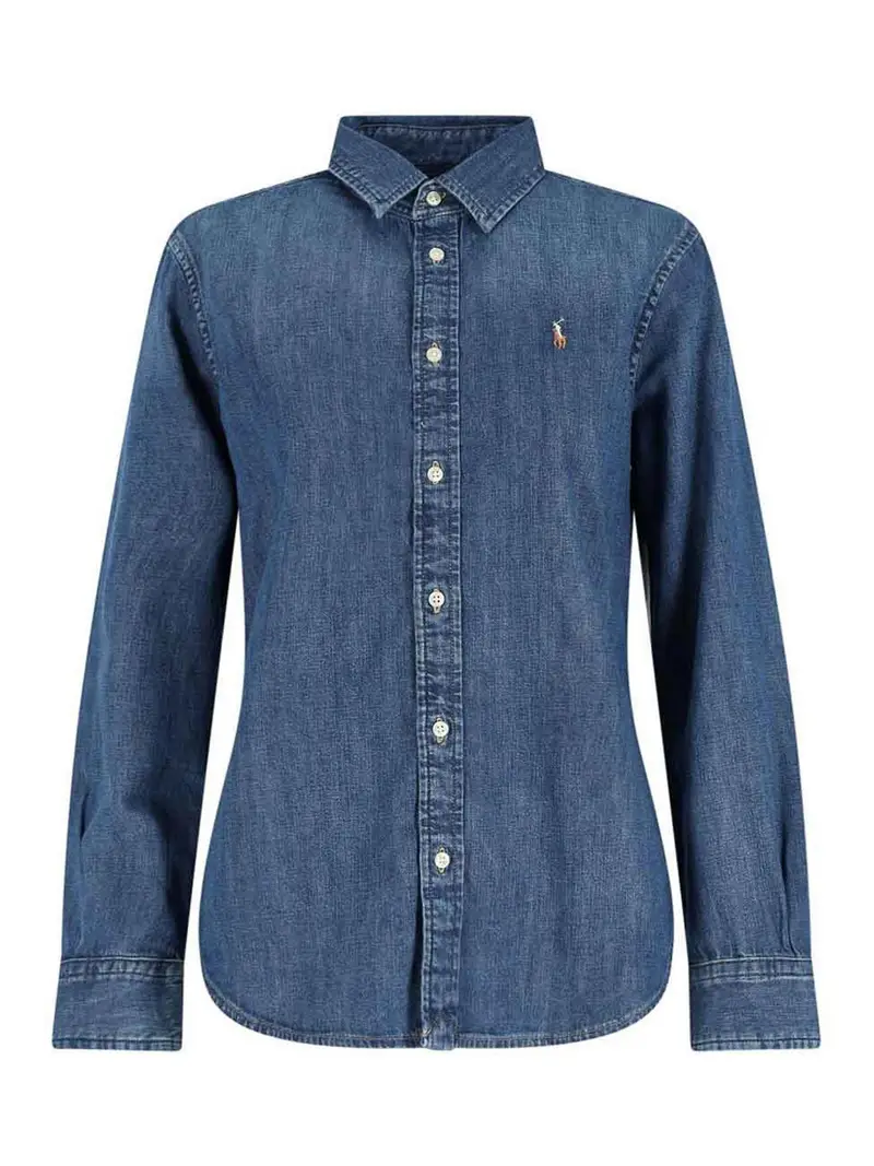 Camicia In Denim Blu