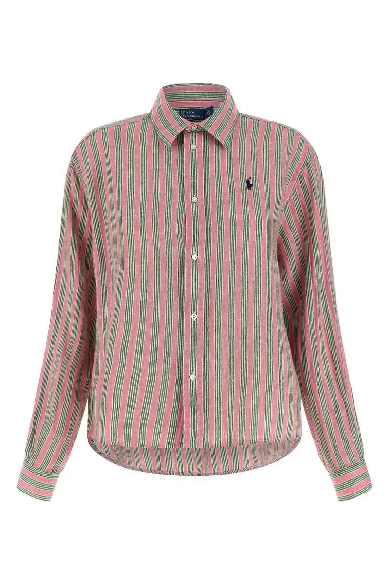 Camicia In Lino Verde