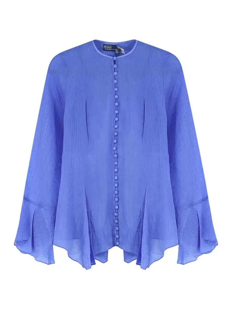 Camicia In Lyocell Blu