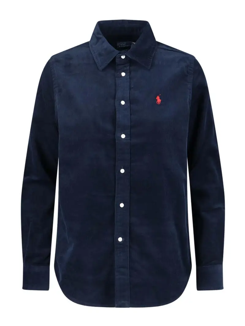 Camicia Logo Blu