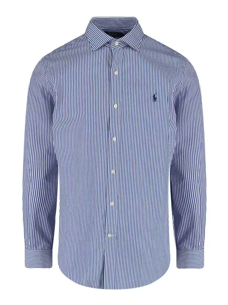 Camicia Logo Blu
