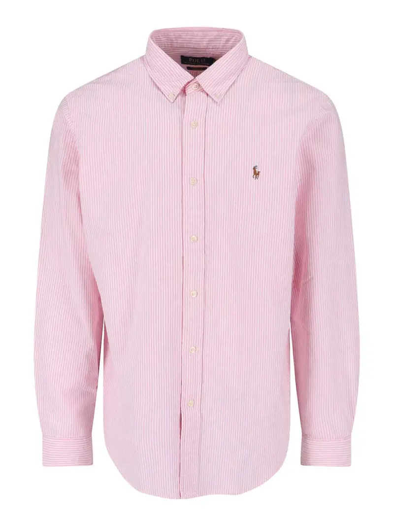 Camicia Logo Color Carne E Neutri