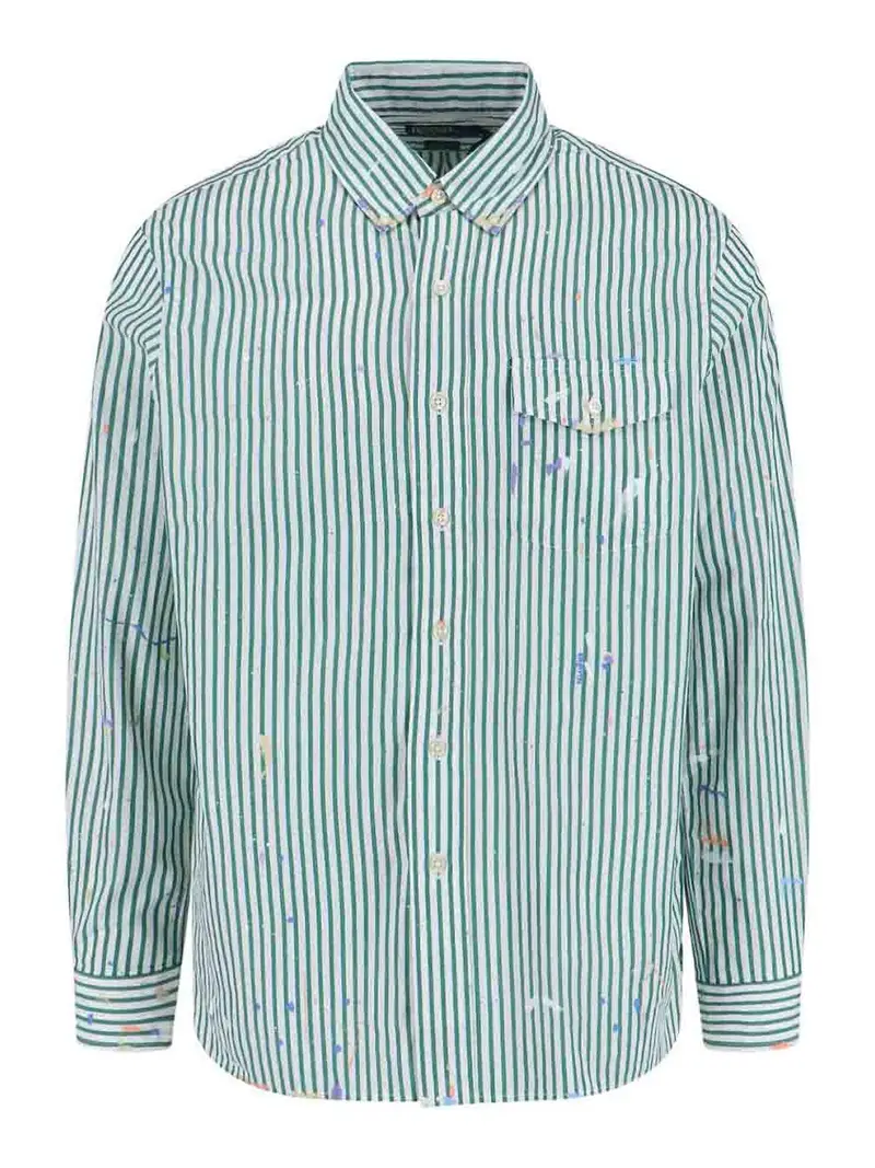 Camicia Logo Verde