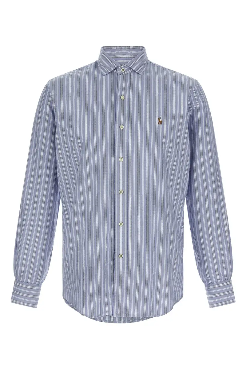 Camicia Righe Azzurro