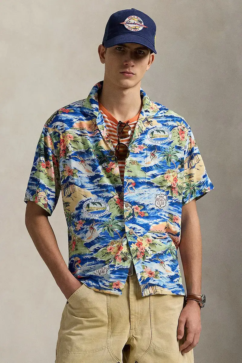 camicia Sport Shirt uomo 710964795 Multicolore