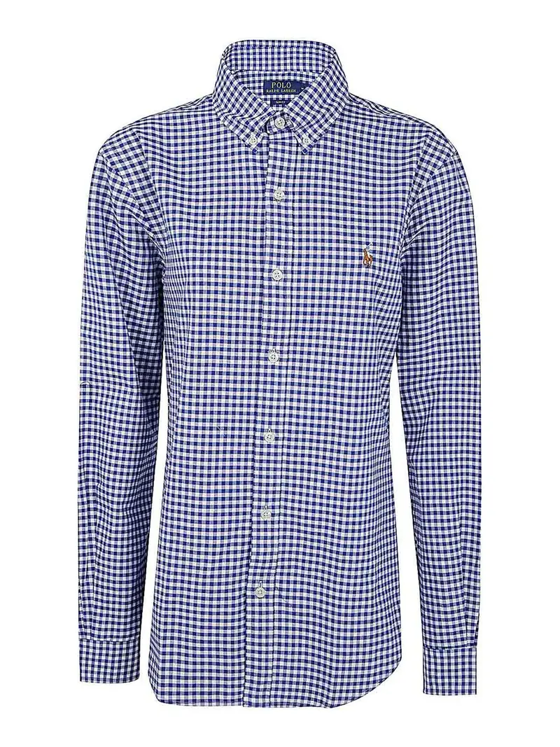 Camicia sportiva classica Oxford Blu