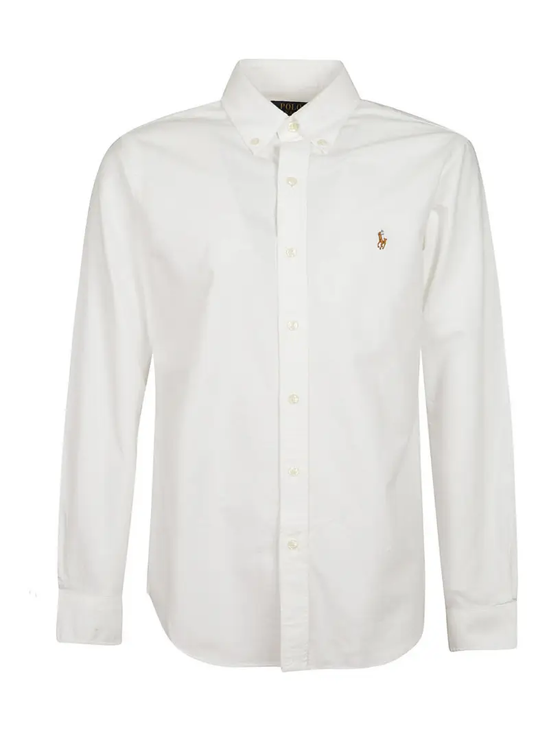Camicia sportiva maniche lunghe Bianco