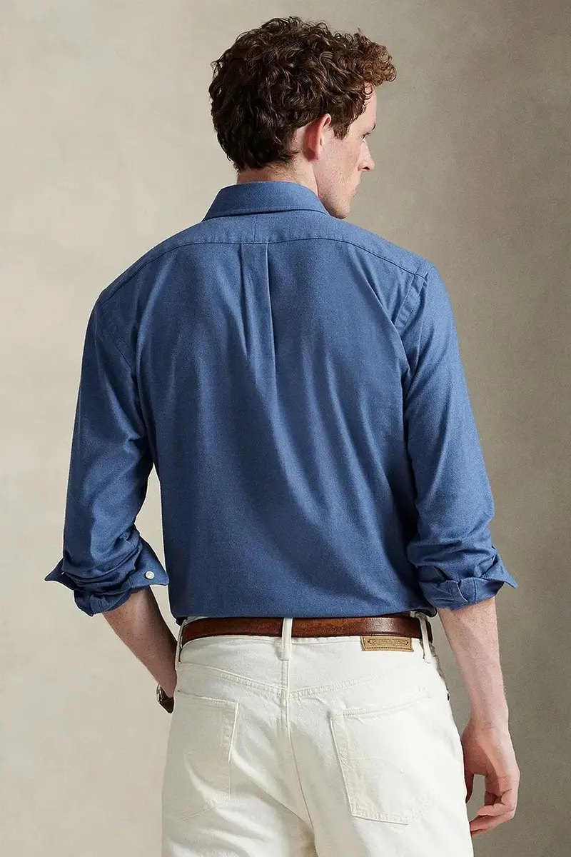 camicia uomo colore blu 710974540 miniatura 2