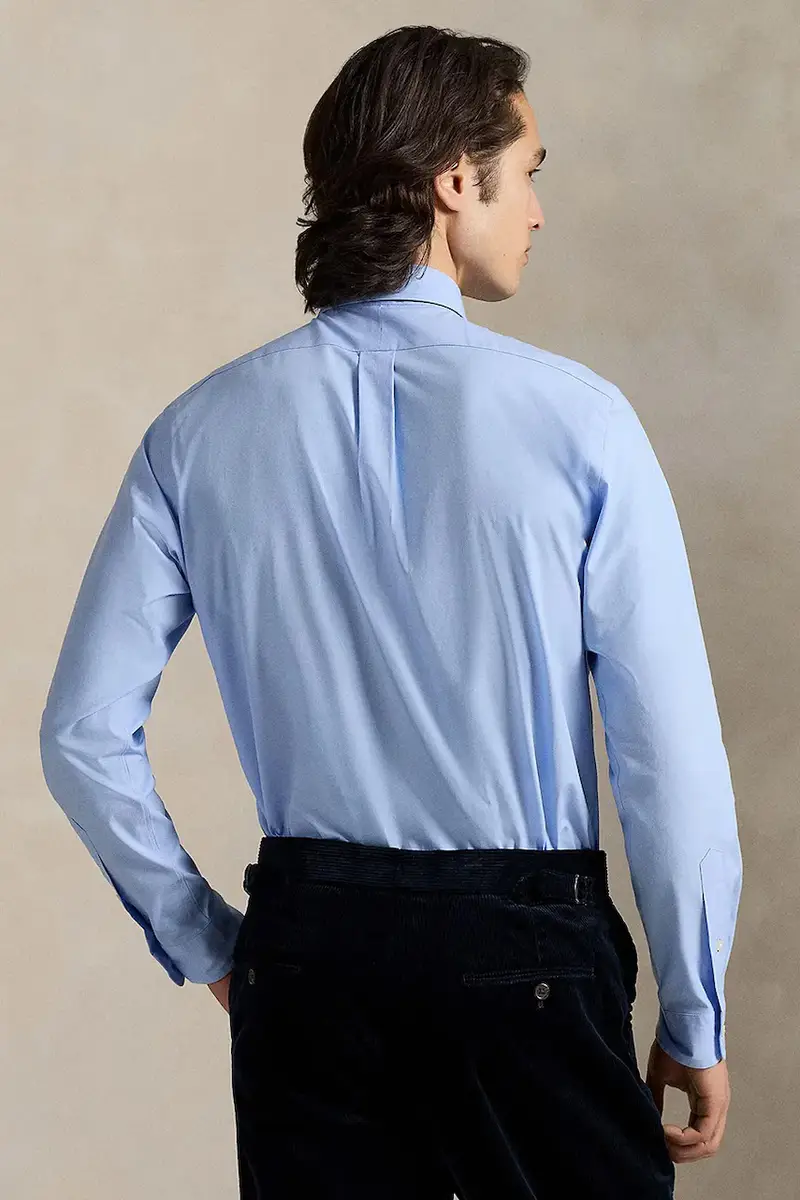 camicia uomo colore rosa 710929349 Blu miniatura 2