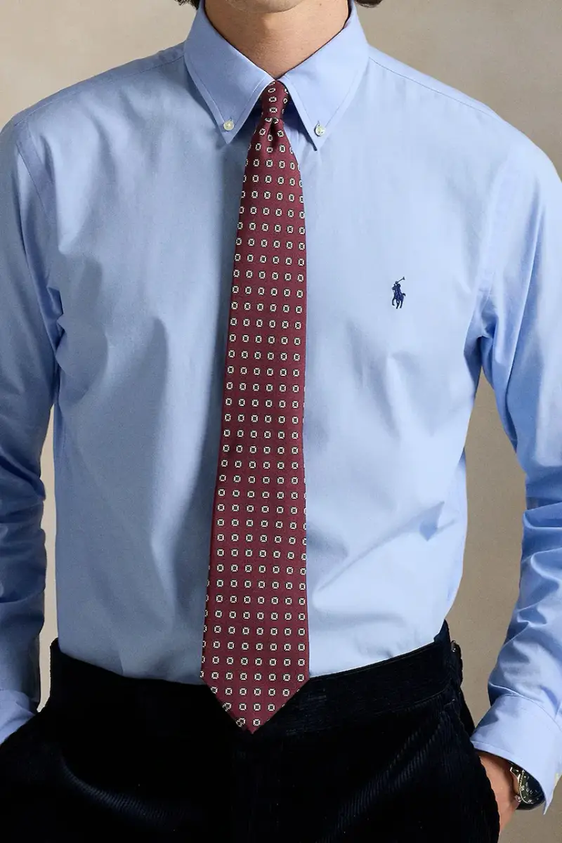 camicia uomo colore rosa 710929349 Blu miniatura 3