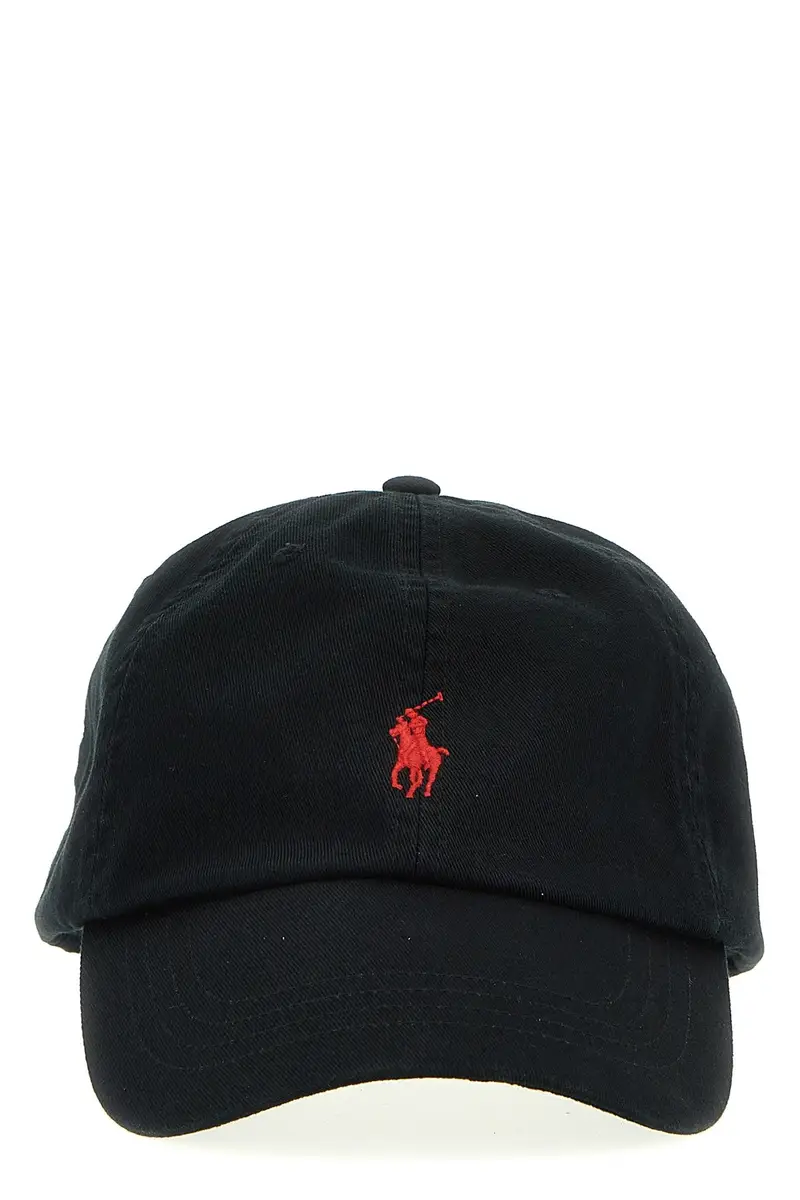 Cappellino Ricamo Logo Nero