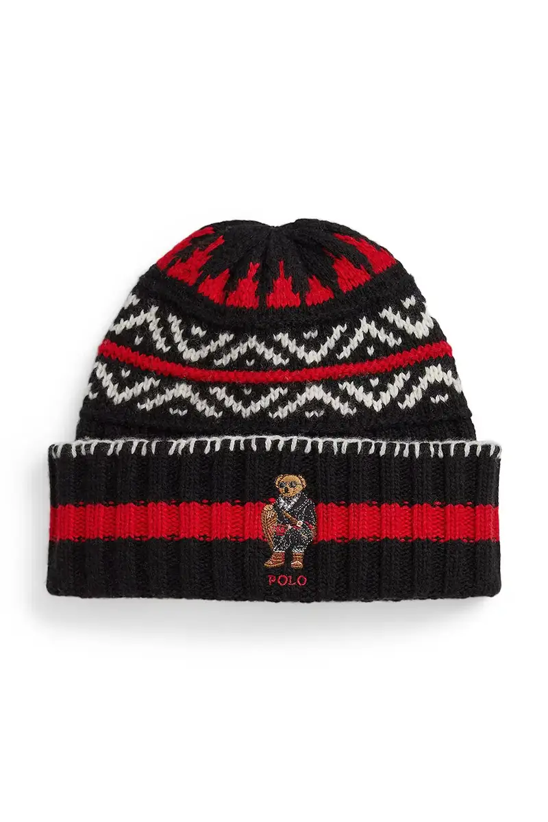 cappello con lana colore nero 449P02188