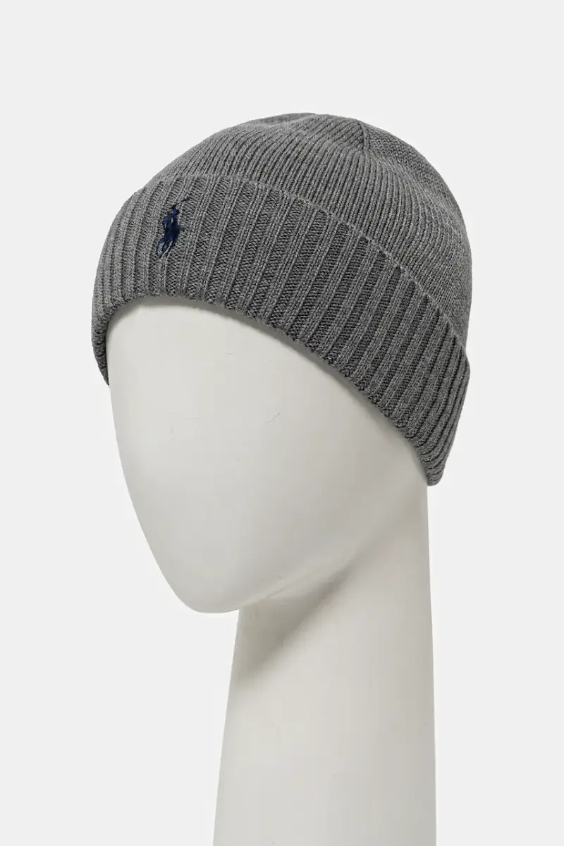 cappello e sciarpa di lana colore nero 710951146 Grigio miniatura 2