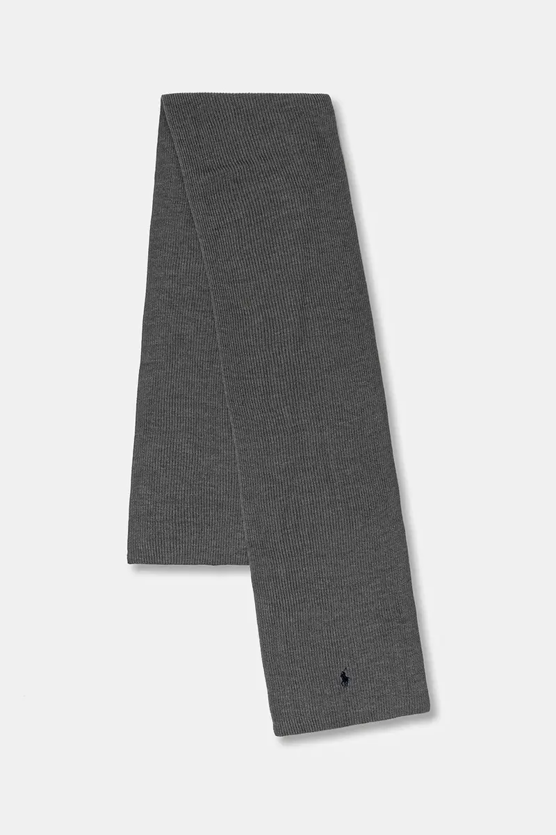 cappello e sciarpa di lana colore nero 710951146 Grigio miniatura 3