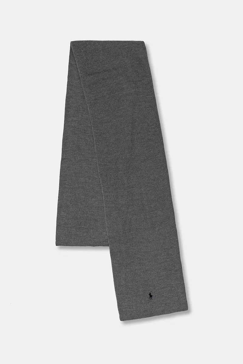 cappello e sciarpa di lana colore nero 710951146 Grigio miniatura 3