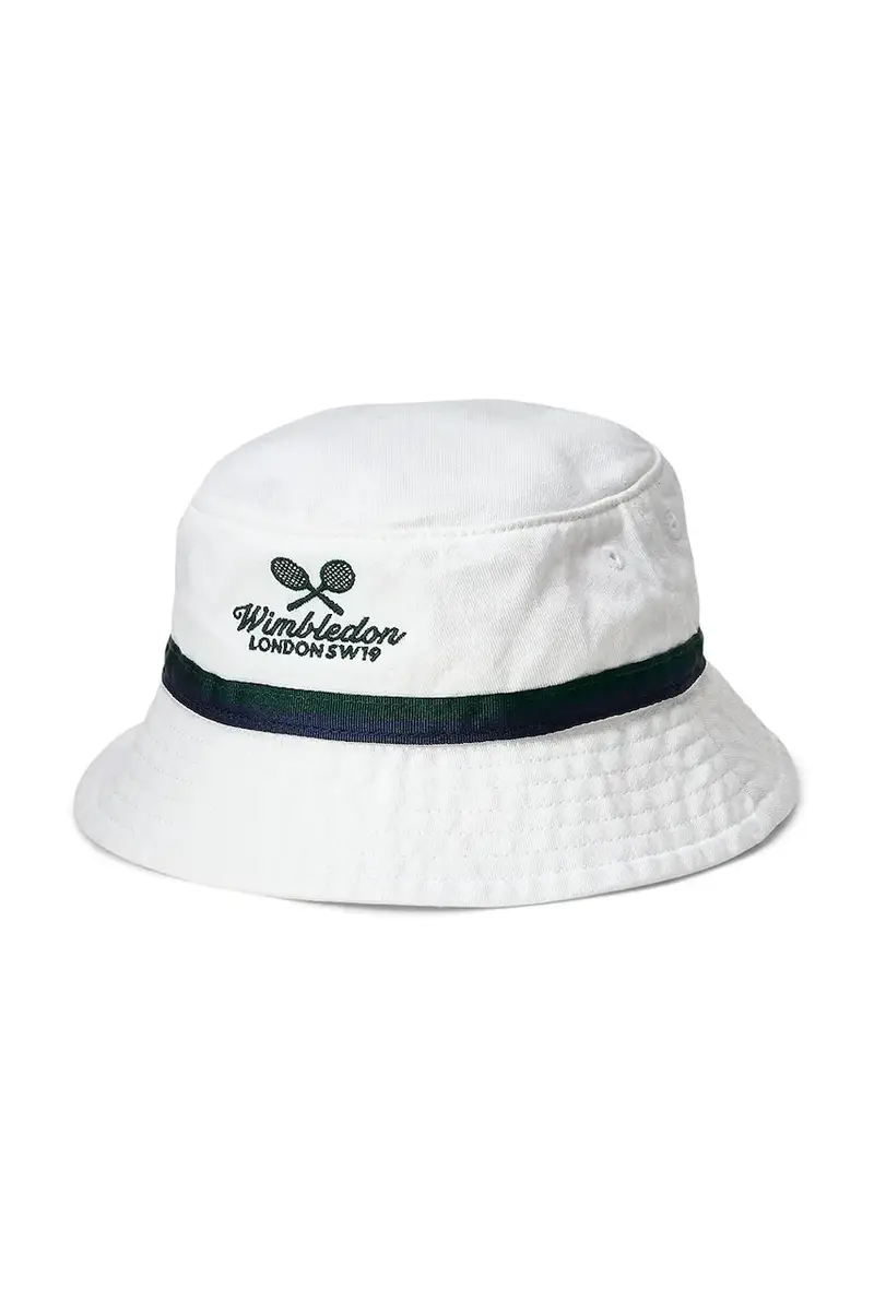cappello in cotone bambino/a Wimbledon Collection colore bianco 320970406001