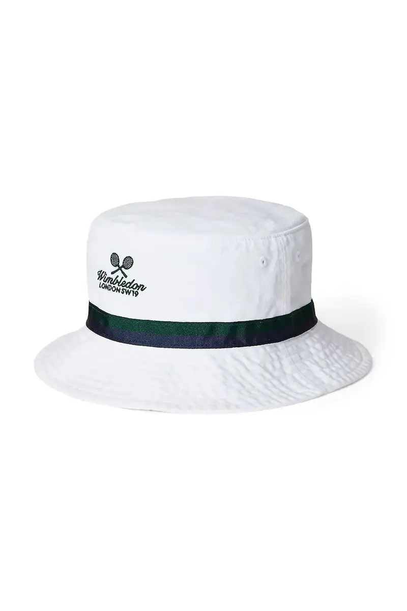 cappello in cotone bambino/a Wimbledon Collection colore bianco 322970406001