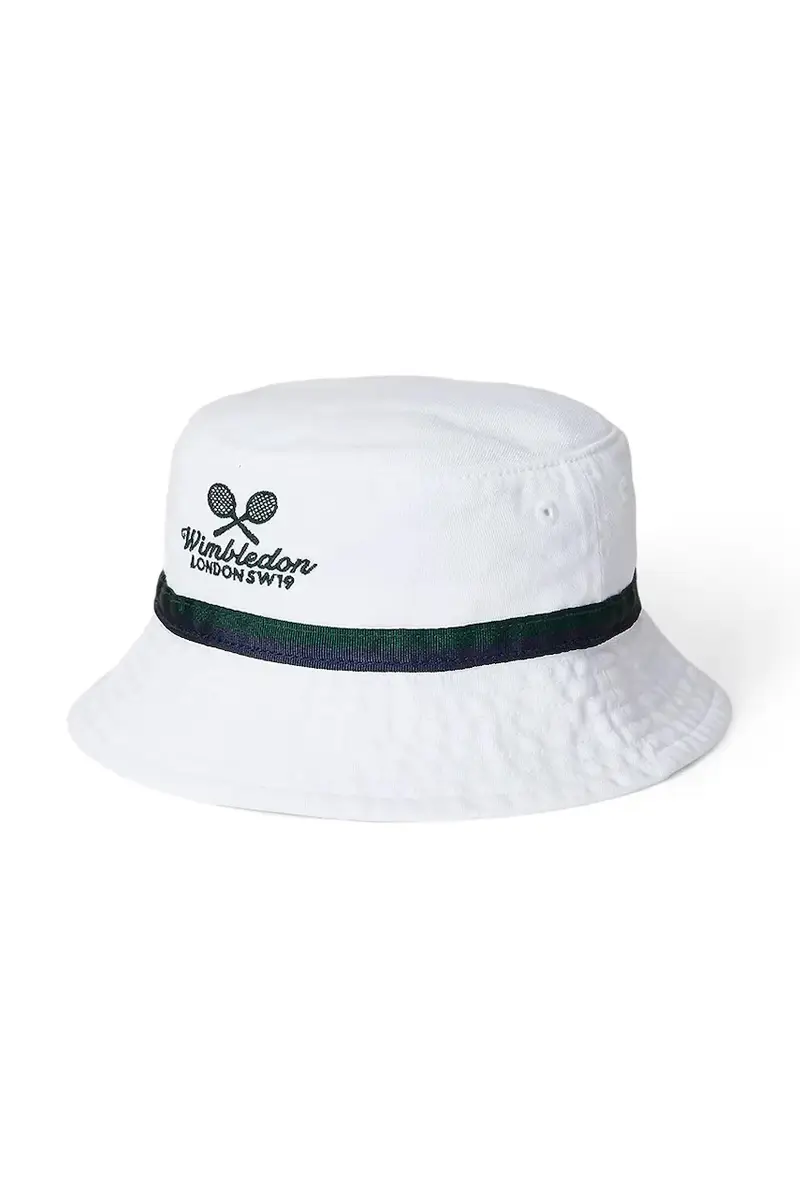 cappello in cotone bambino/a Wimbledon Collection colore bianco 323970406001