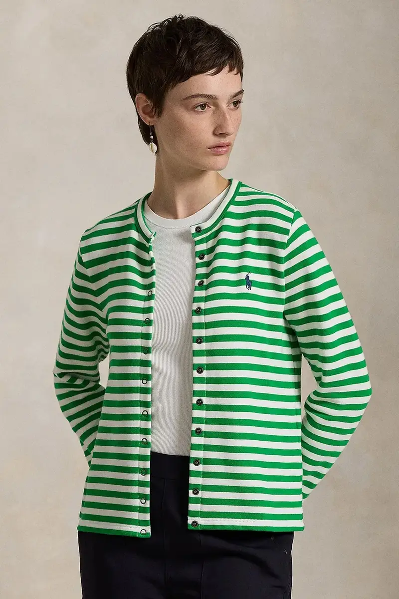 Polo Ralph Lauren Cardigan Donna Verde 2260756