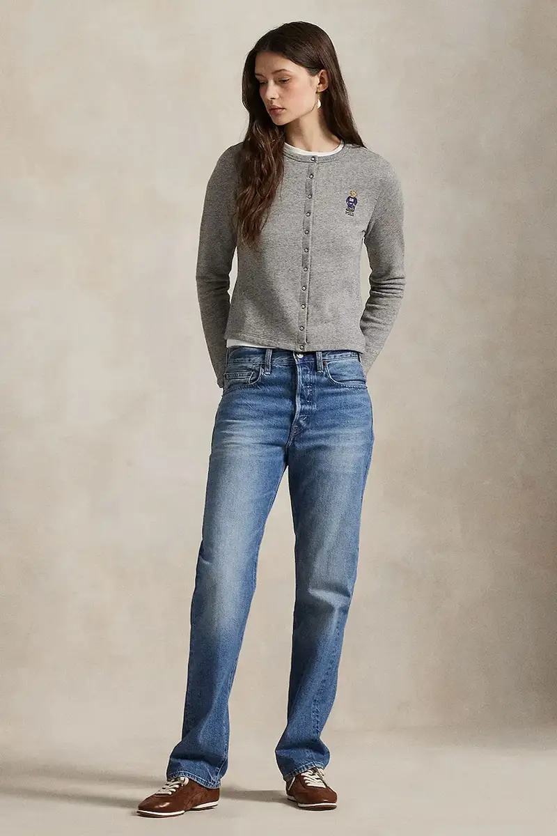 Polo Ralph Lauren Cardigan Donna Blu 3527929 miniatura 3