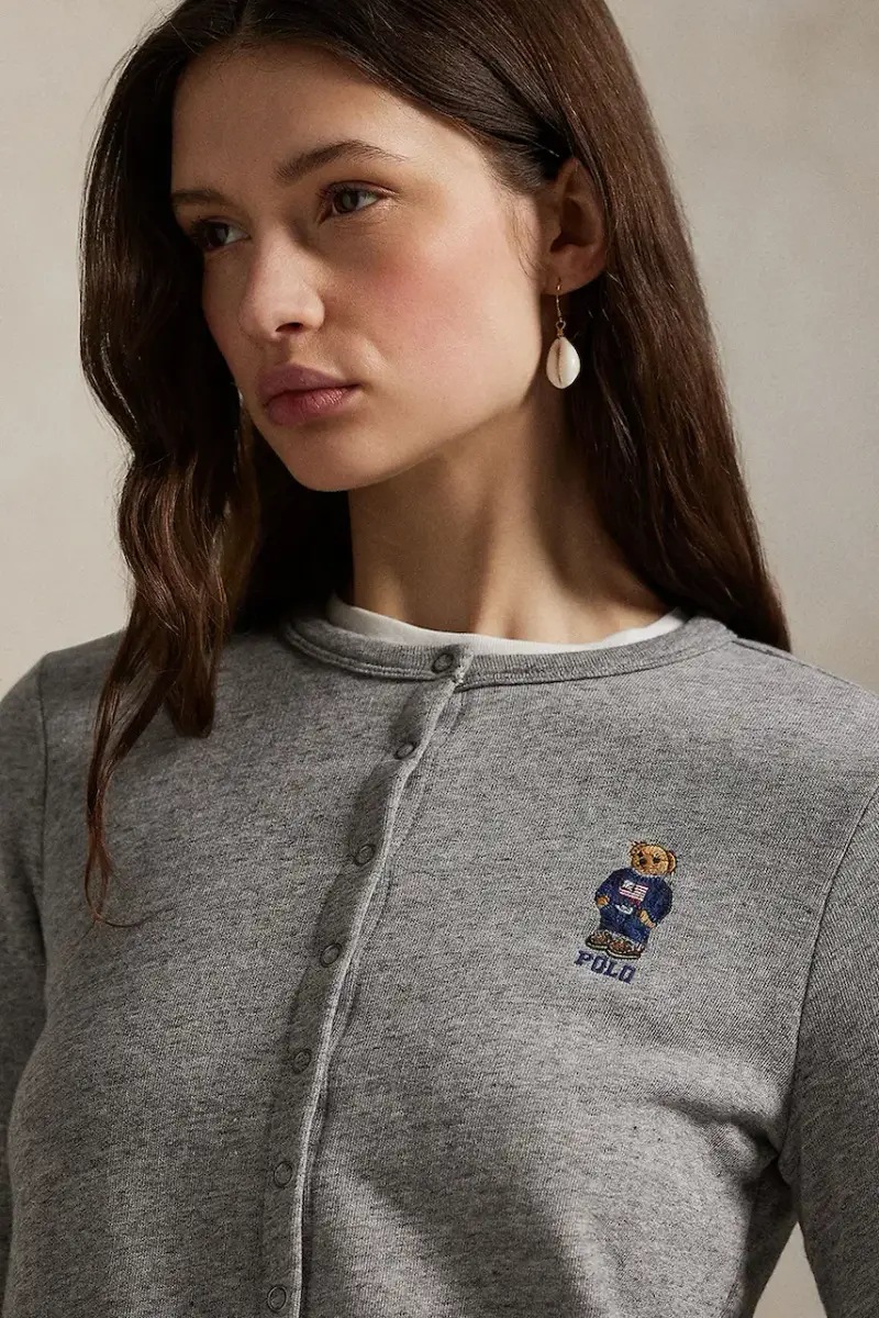 Polo Ralph Lauren Cardigan Donna Blu 3527929 miniatura 4