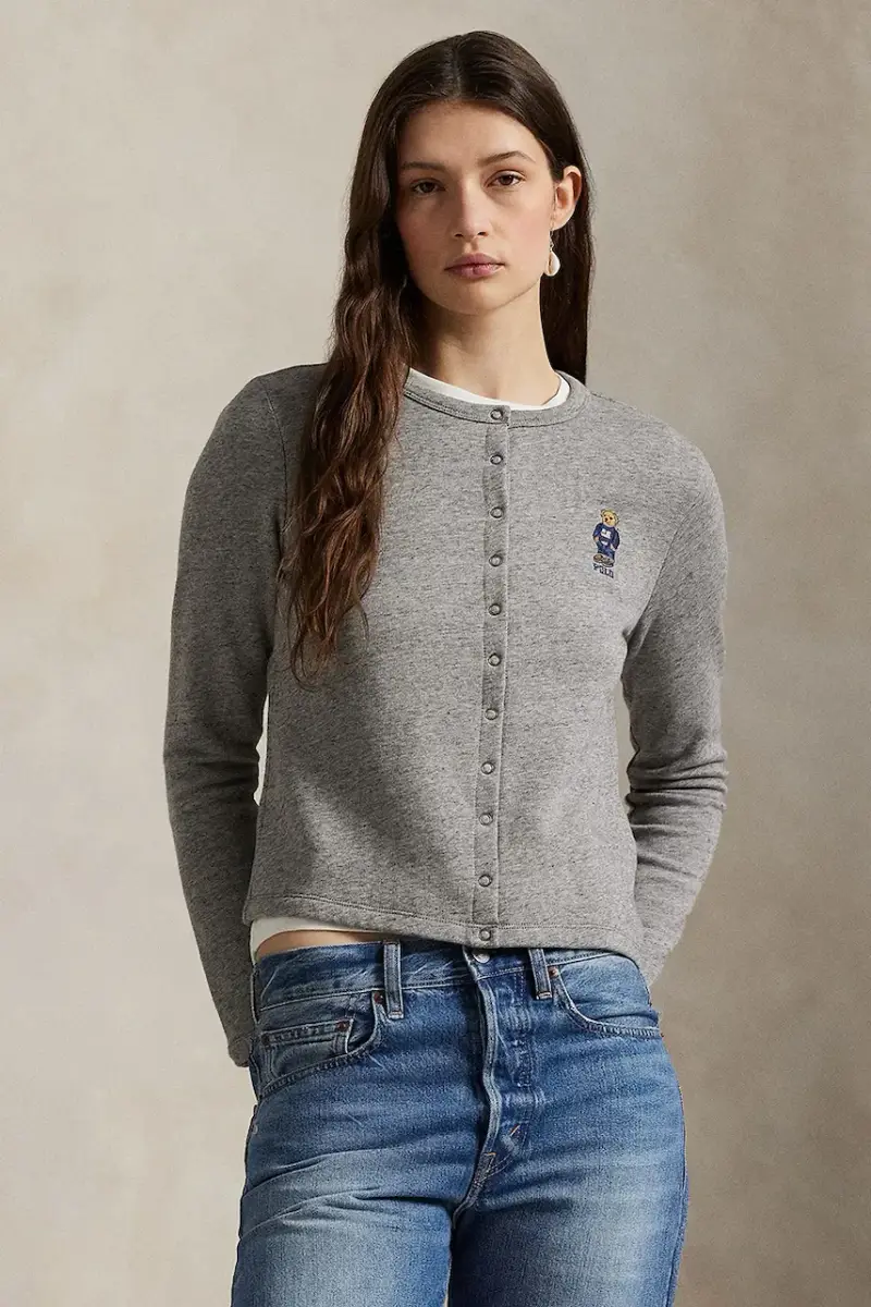 Polo Ralph Lauren Cardigan Donna Blu 3527929