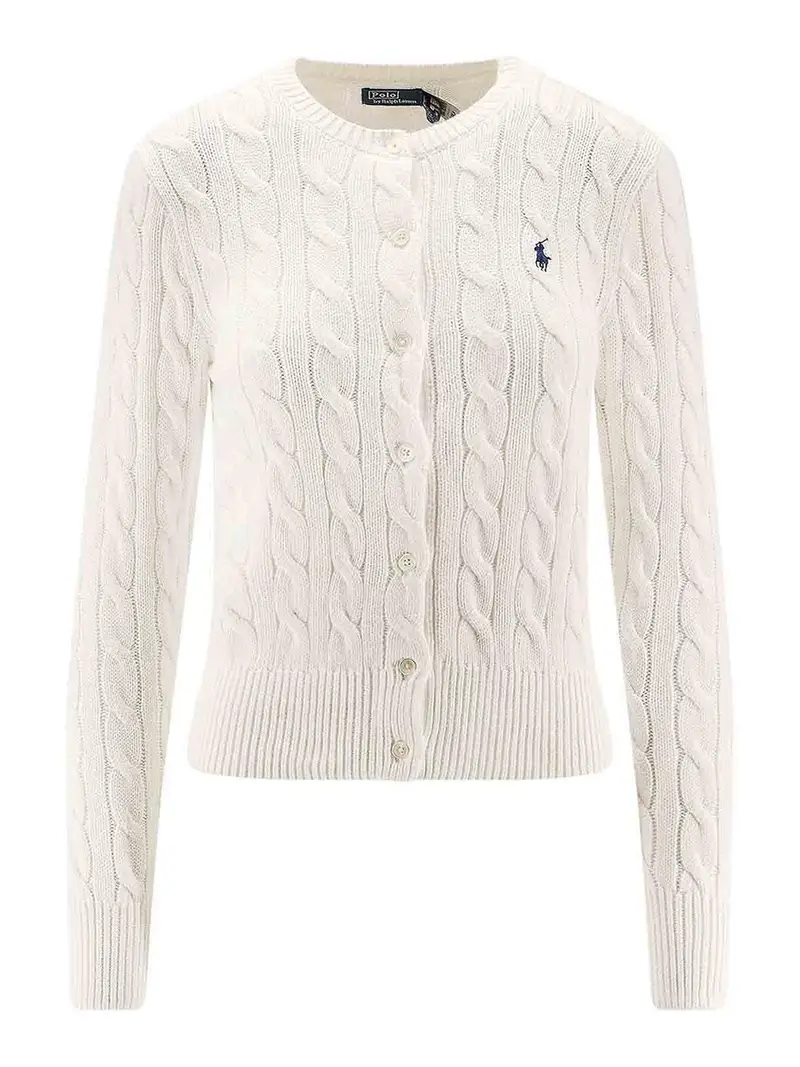 Polo Ralph Lauren Cardigan Bianco 3855123