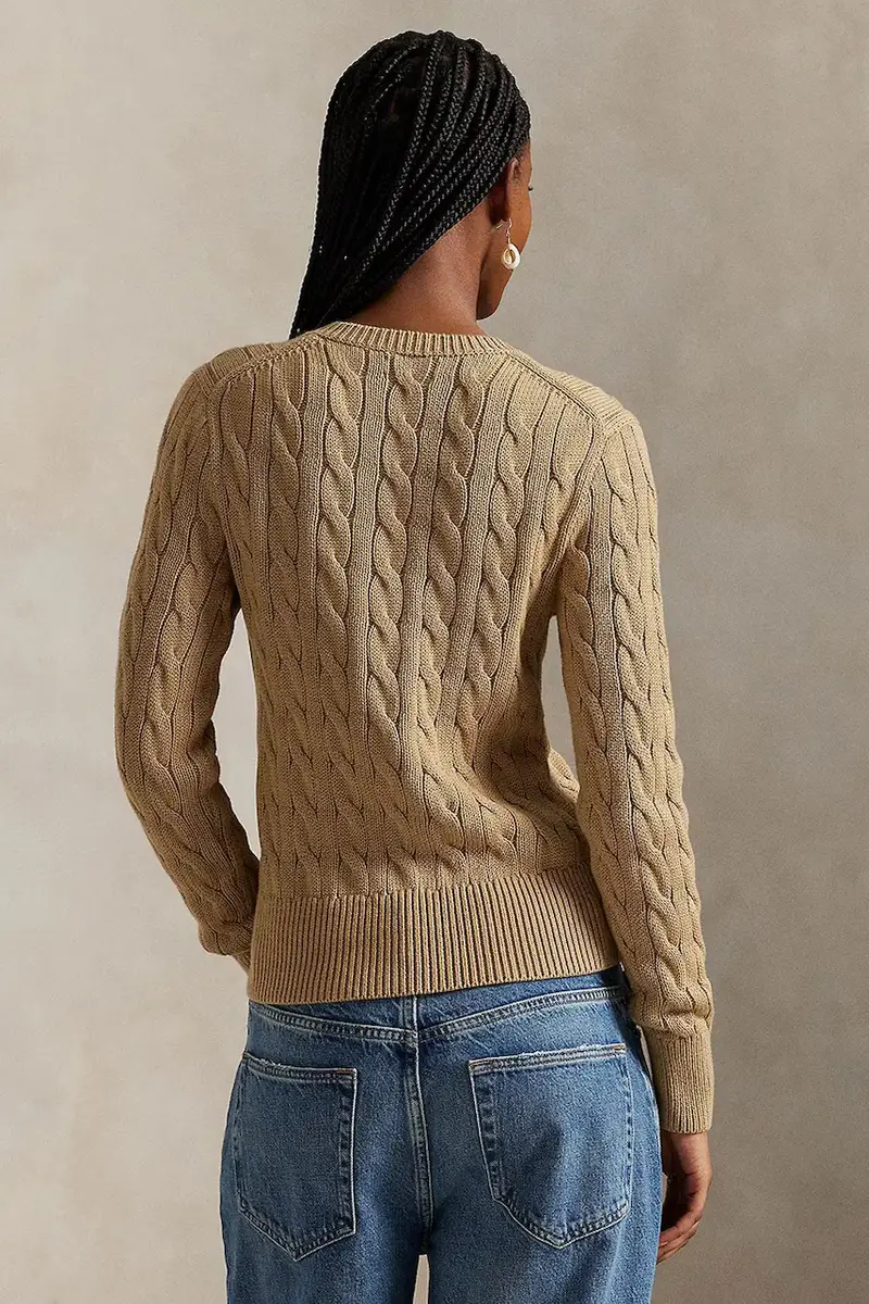 Polo Ralph Lauren Cardigan Donna Marrone 3906066 miniatura 2