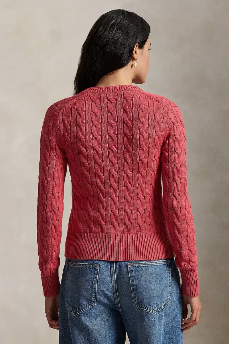 Polo Ralph Lauren Cardigan Donna Rosa 3906095 miniatura 2