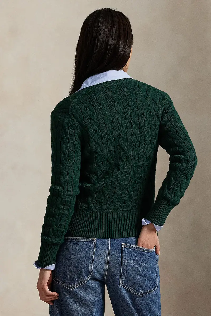 Polo Ralph Lauren Cardigan Donna Rosa 3906099 miniatura 2