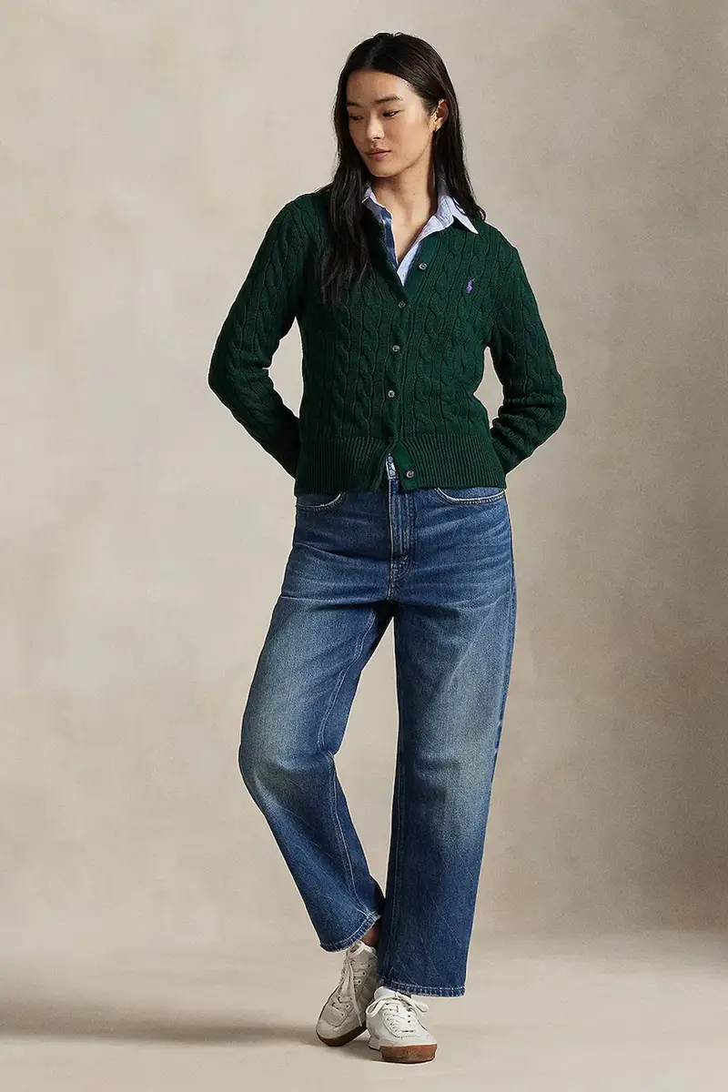 Polo Ralph Lauren Cardigan Donna Rosa 3906099 miniatura 3