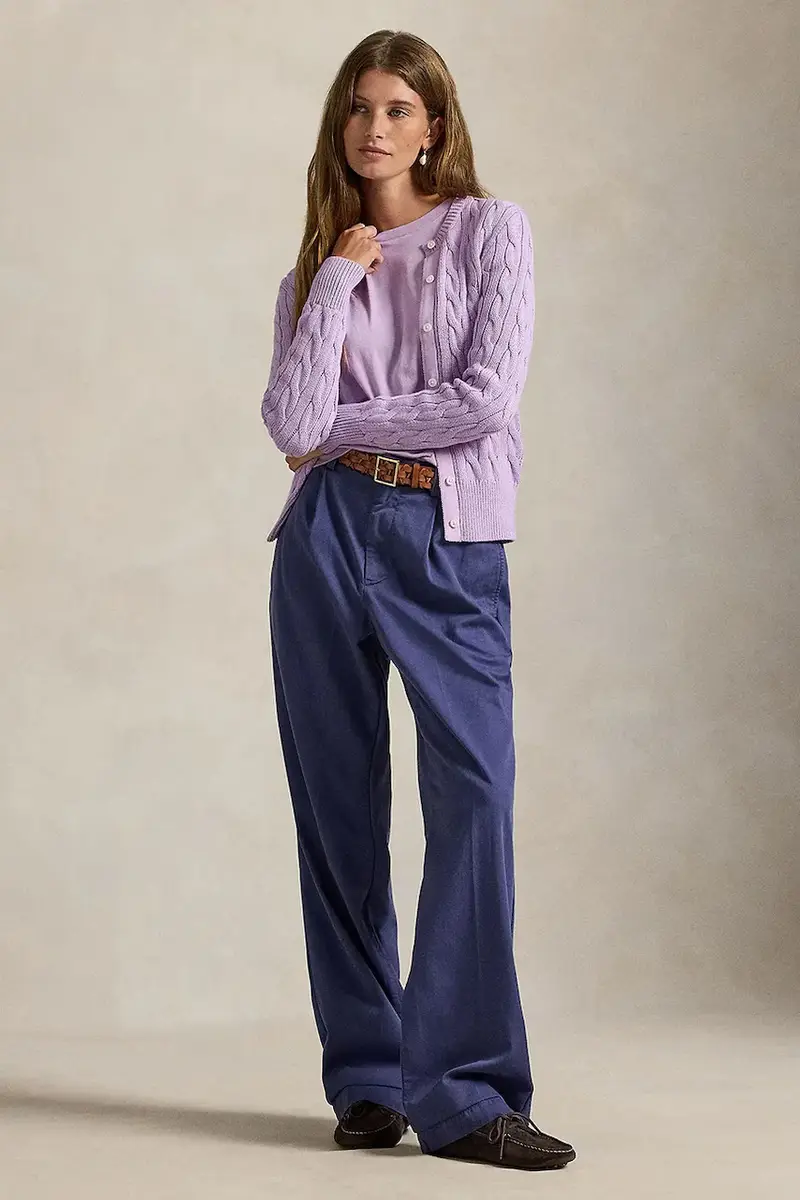 Polo Ralph Lauren Cardigan Donna Rosa 3906103 miniatura 3