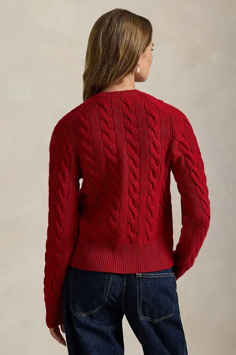 Polo Ralph Lauren Cardigan Rosso 4073207 miniatura 2