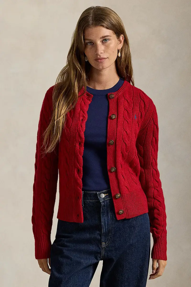 Polo Ralph Lauren Cardigan Rosso 4073207