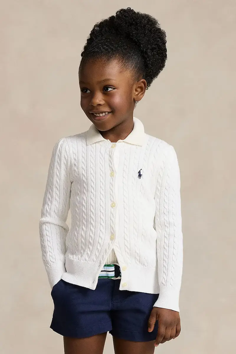 Polo Ralph Lauren Cardigan Bianco 3300754