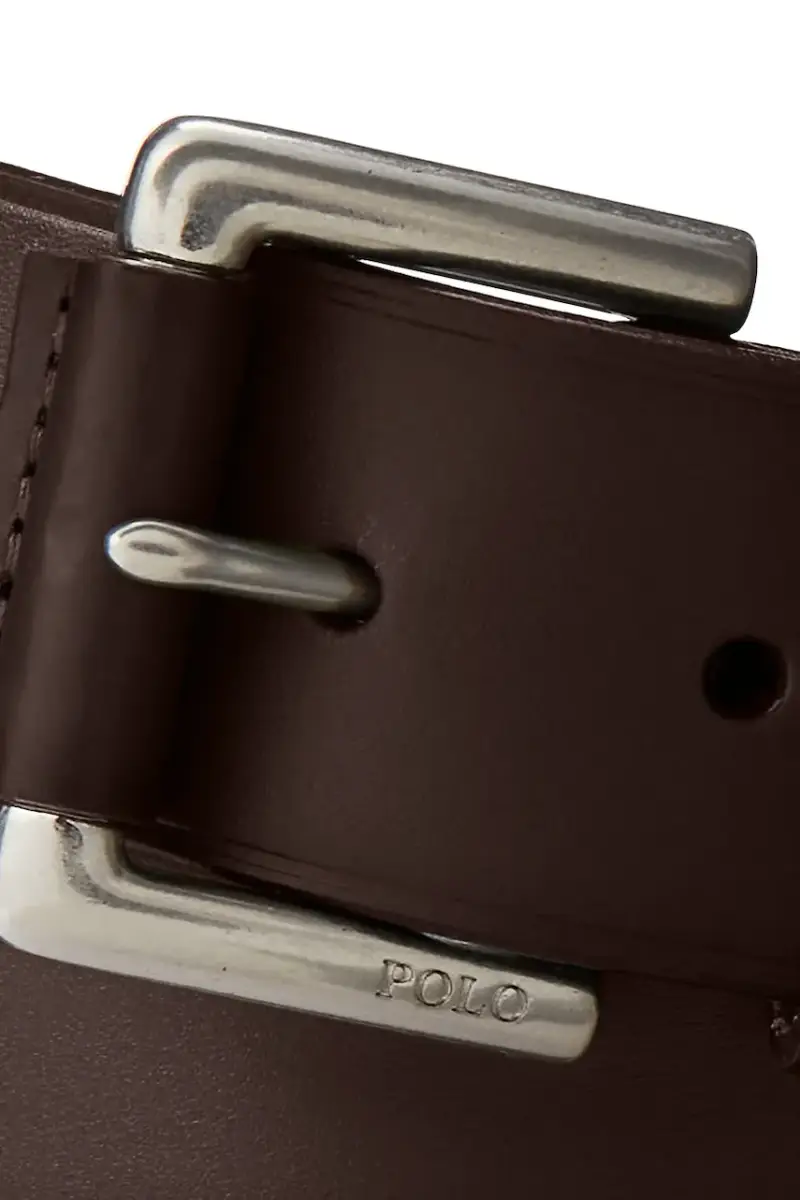 cintura in pelle Marrone miniatura 2