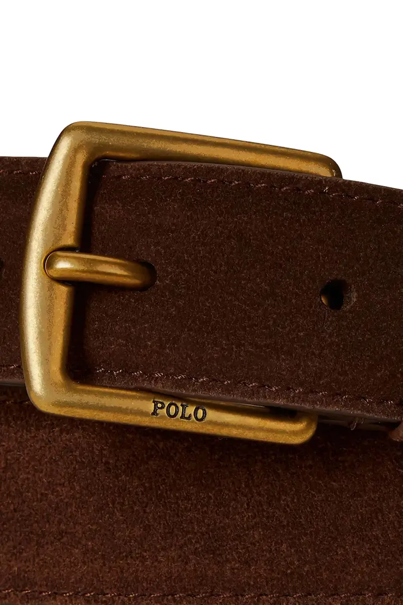 cintura in pelle scamosciata uomo colore marrone 405978787 miniatura 2