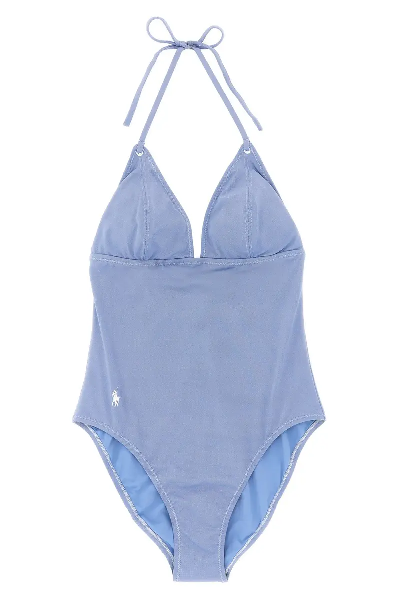 Costume Intero Polo Azzurro