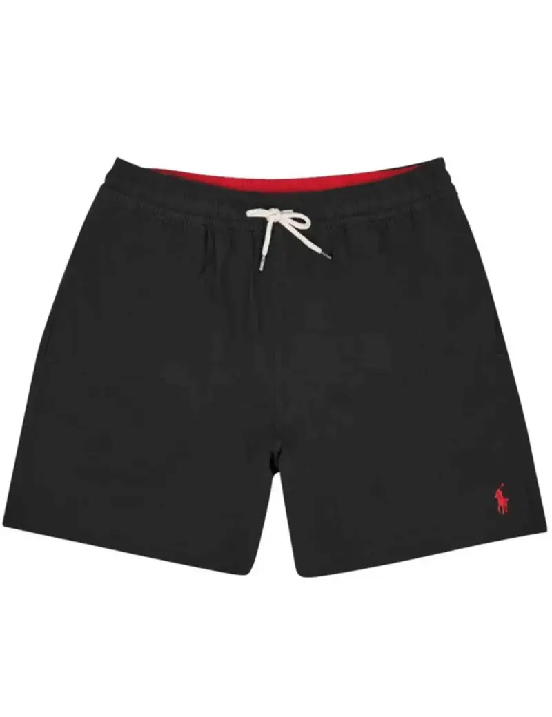 Costumi Traveler Mid Trunk in nylon nero Uomo 710907255 002