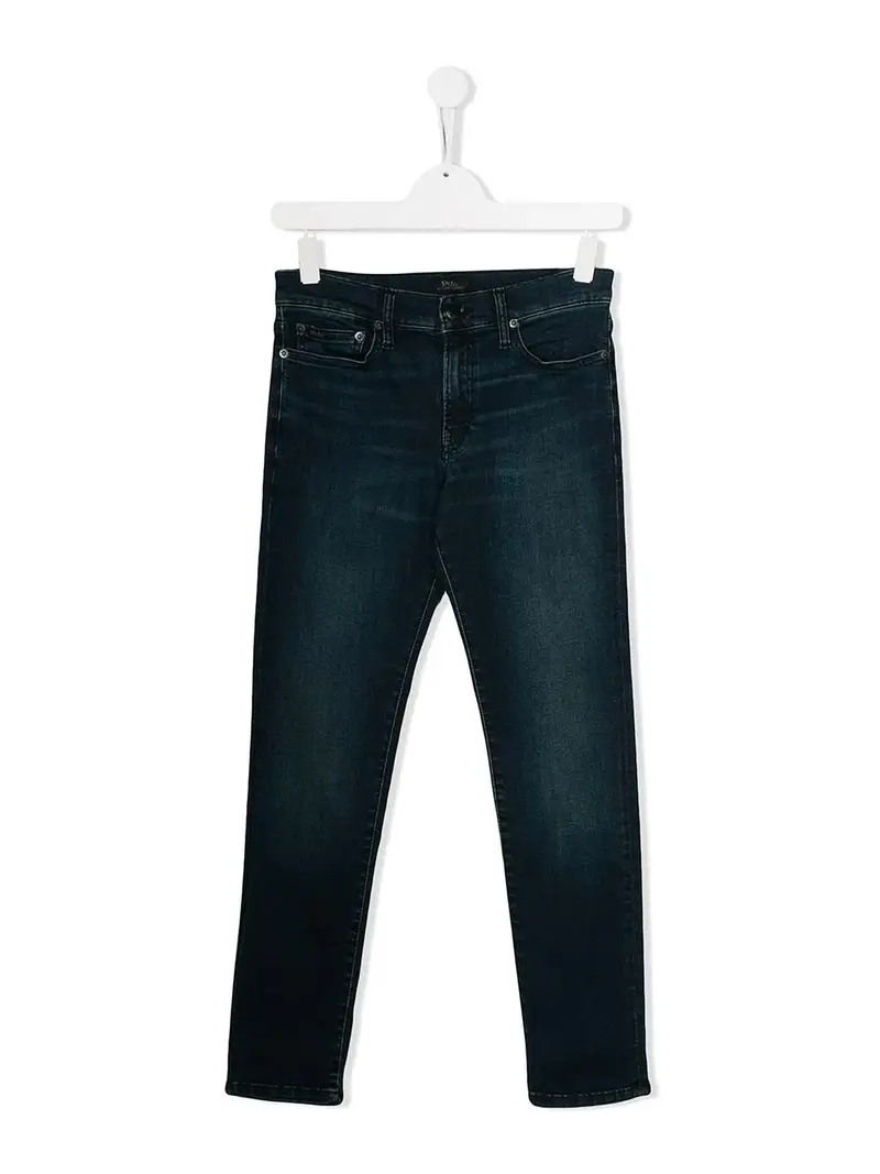 Denim con fondo in pelle Eldridge Blu