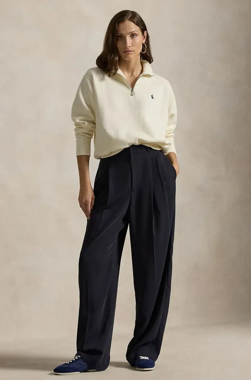 felpa donna colore beige 211851659 miniatura 3