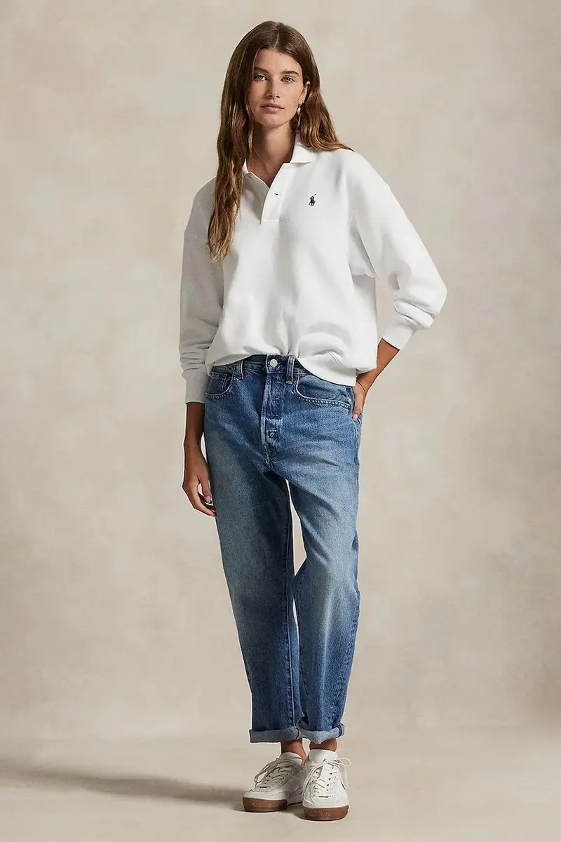 felpa donna colore bianco 211947966 miniatura 3