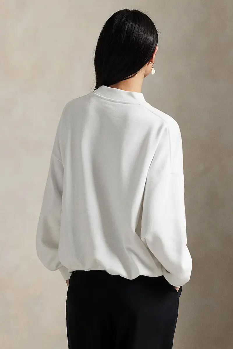 felpa donna colore bianco 211978147 miniatura 2